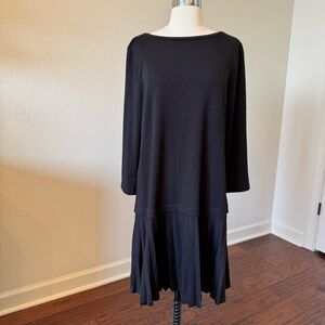 LOFT Black Long Sleeve Dress